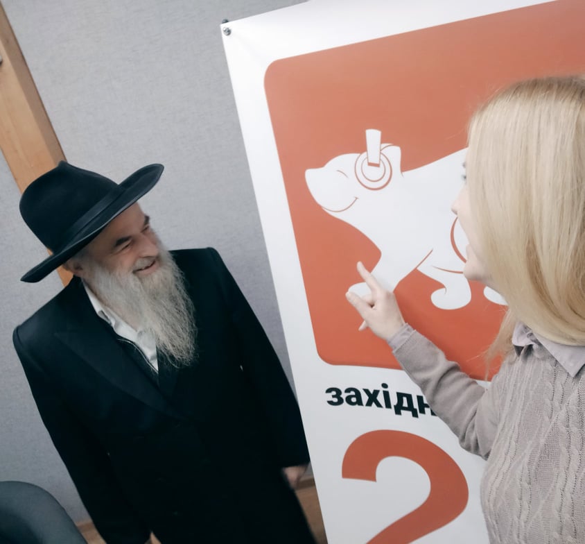 Рабин Івано-Франківського регіону Мойше Лейб Колесник у проєкті РізніРазом