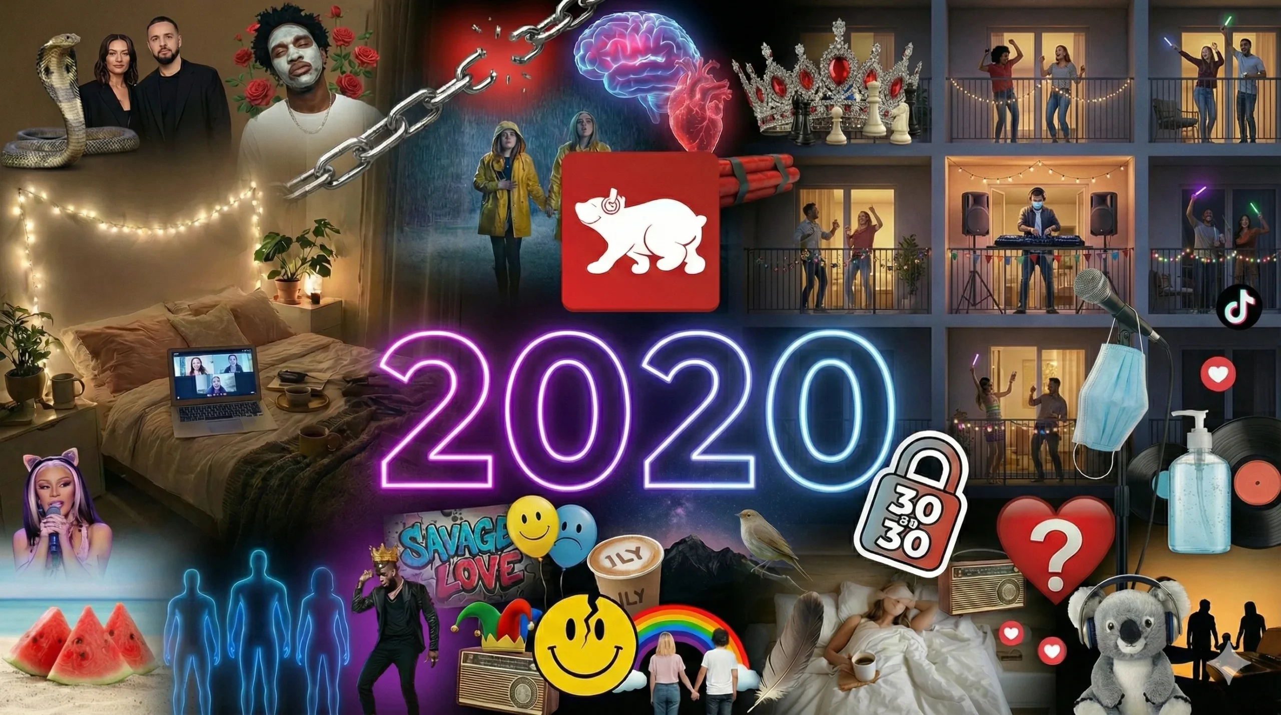 2020 рік — Маски, TikTok-революція та диско-ностальгія